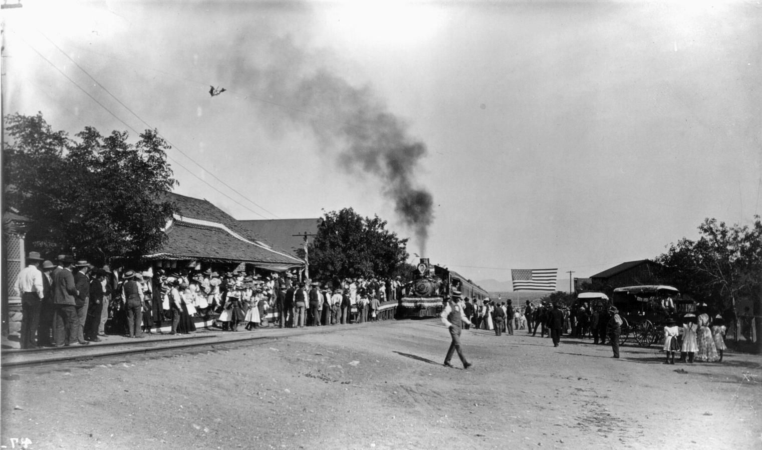 Historic train depot in Tucson